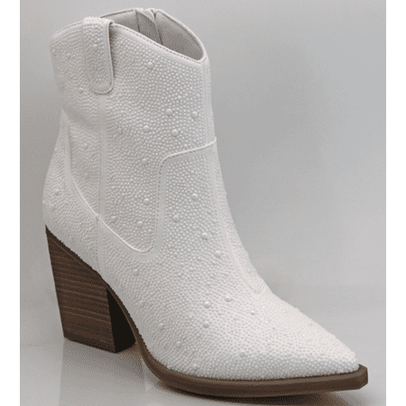 UPC 196628112284 product image for MIA Womens Dawson Western Boot (7  White) | upcitemdb.com