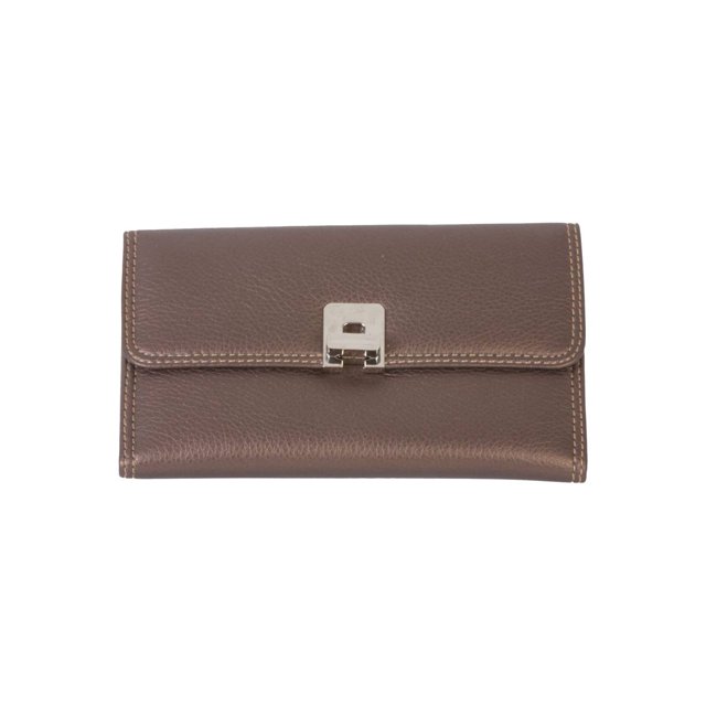Tosca Portefeuille Pochette pour Femmes - Brun Métallique