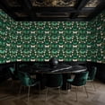 thumbnail image 5 of Peel and Stick Wallpaper Butterflies Floral Botanical Dark Green Nature Wall Mural 23.6in x 9.8ft Self Adhesive Removable Wall Paper Renter Friendly Wallpaper for Nursery Bedroom Cabinets, 5 of 8