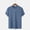 Blue, variant on Men's Round Neck Tops with Short Sleeve, Waffle Knit Tee Summer Casual T Shirt Tops, Brown, Size XXL