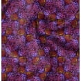 thumbnail image 1 of Soimoi Purple Cotton Duck Fabric Shells Ocean Print Fabric by Yard 56 Inch Wide, 1 of 6