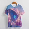 thumbnail image 3 of Vibe Blooming Tulips Women's T-Shirt Short Sleeve T Shirts Tops Tee Ladies Loose T, 3 of 6