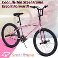 thumbnail image 3 of BMX Bikes for 6-14, Cuoote 20 Inch Bicycle with High-Carbon Steel BMX Frame, 360° Handlebar Rotation, 3 of 7