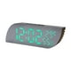 thumbnail image 2 of Reloj despertador LED de escritorio Perfecl brillo ajustable portátil para oficina 20,9 cm x 6,8 cm x 2,8 cm, 2 of 8
