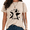 2-apricot, variant on UNISHE Women Clever Wordplay Graphic T-shirts Washed Vintage Style Short Sleeve Crewneck Tops Funny Star Rat Design Tees Casual Holiday