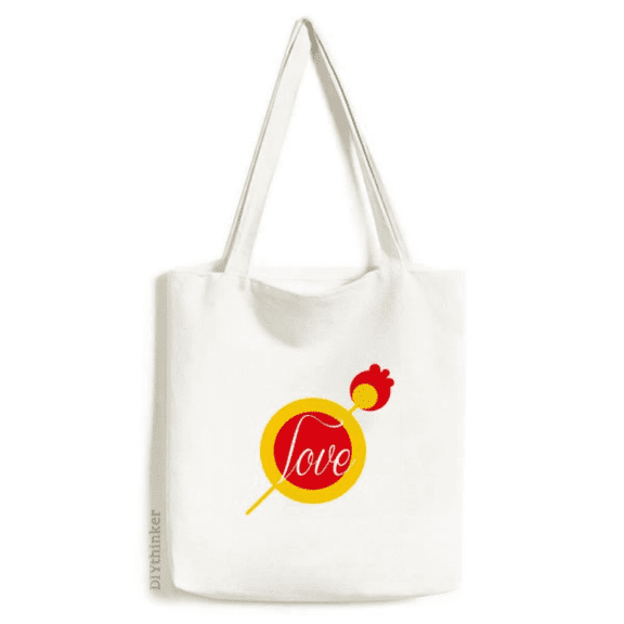 lovers love only tote canvas bag shopping satchel casual handbag