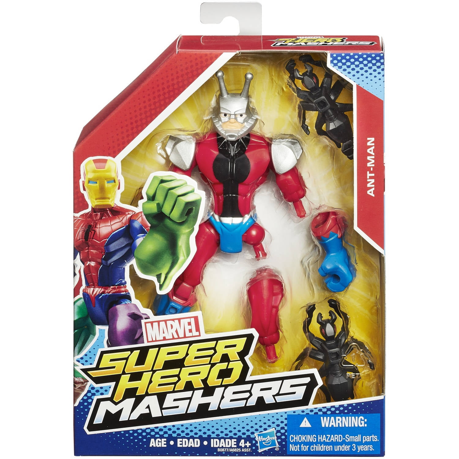 Ant Man 6" Figure w/ Ant Weapons Mix n' Mash Hasbro Marvel Super Hero Mashers 