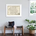 thumbnail image 3 of Art.com Map of Germany Art Print by T. Jeffreys, White Frame Wall Art, 40" x 32", 3 of 5