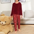 thumbnail image 6 of Yiaed Red Paisley Floral Print Teenagers' Lounge Pants, Loose PJ Bottoms, Long Pajama Pants for Men-Small, 6 of 6