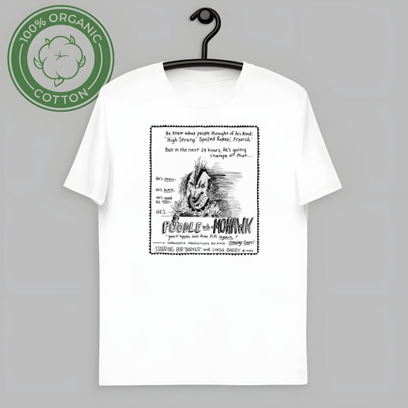 Cartoonist Graphic Tee, POODLE WITH A MOHAWK 1985 Shirt
