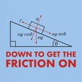 thumbnail image 3 of CafePress - Down To Get The Friction On Physics Diagram T Shir - Men's Classic Graphic T-Shirt, 3 of 4