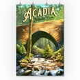 thumbnail image 2 of Acadia National Park, Maine, Oil Painting (36x54 Giclee Gallery Art Print, Vivid Textured Wall Decor), 2 of 3