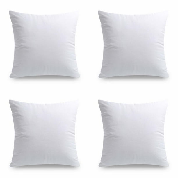 Phantoscope Decorative Throw Pillow Inserts, 16” x 16”, 4 Pack