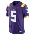 thumbnail image 2 of Men's Nike Jayden Daniels Purple LSU Tigers Player Game Jersey, 2 of 3