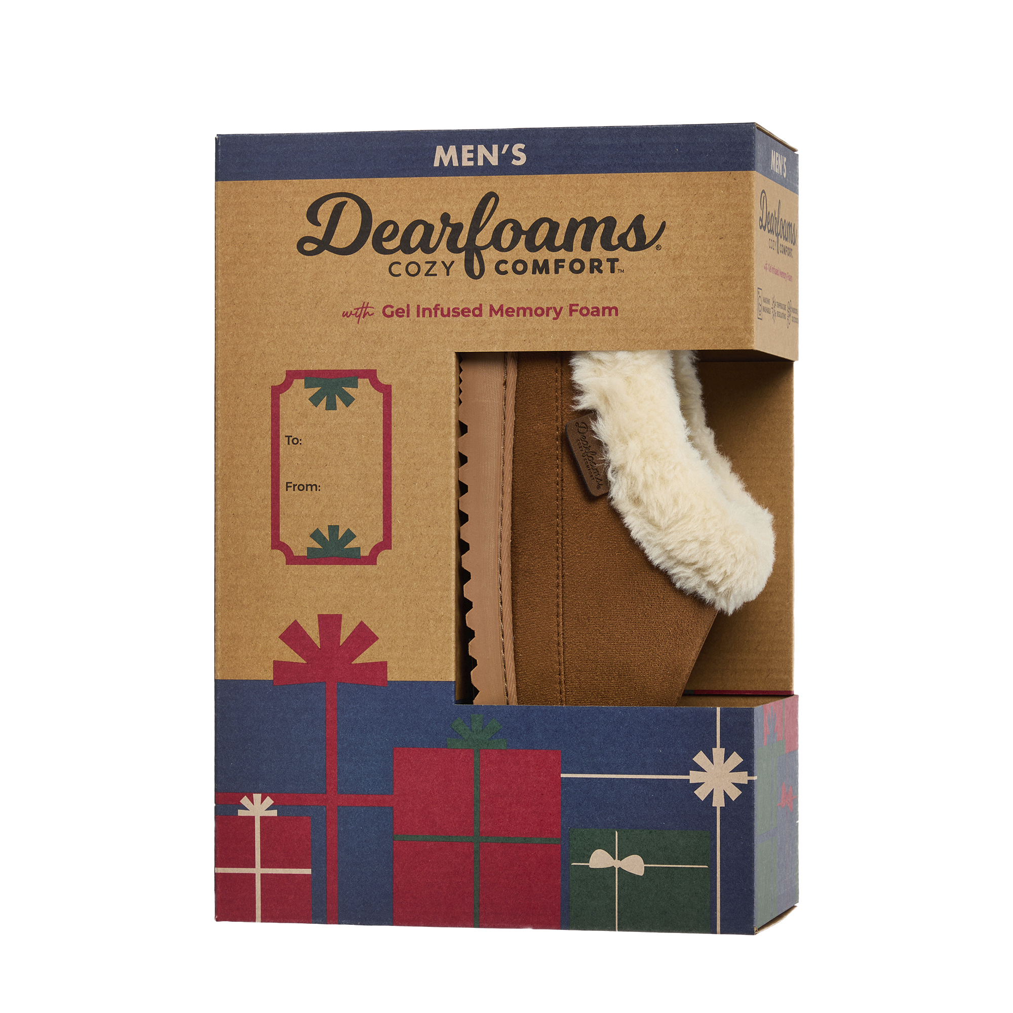Dearfoams Cozy Comfort Men's High Vamp Clog Sippers