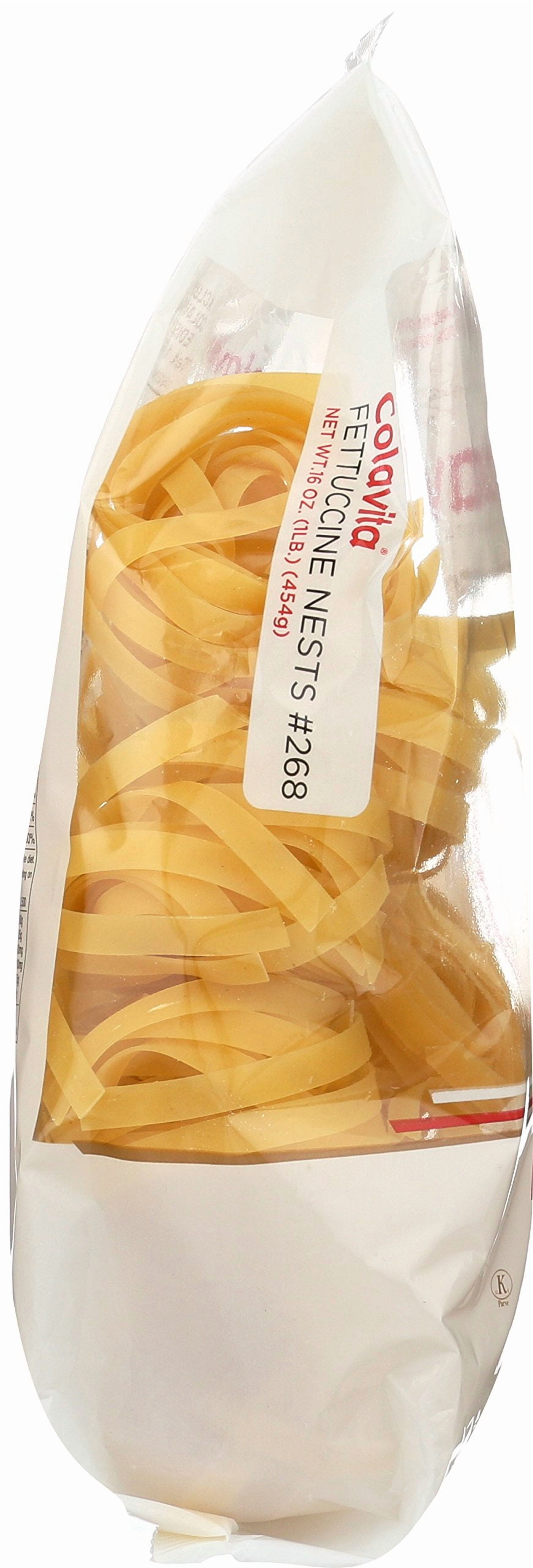 (4 pack) Colavita Fettuccine Nest Pasta, 1 Pound