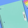 thumbnail image 3 of Mead 1 Subject College Ruled Notebook, 8.5" x 11", Pastel Green, Poly, Spiral, 100 Sheets, 3 of 7