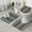 Colorful Geometric Diamond-1, variant on Colorful Geometric Triangle Diamond Pattern Bathroom Rugs Sets 3 Piece,Toilet Cover Set,Absorbent Non Slip Bathroom Mats Sets with U-Shaped Contour Rug Toilet Rug Set