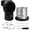 black, variant on Magnetic Dryer Vent Coupler DV180 Sealed Dryer Vent Connector Kit Easy Clean Quick Connector Includes 2.6 ft 4 in Tubing and Two Stainless Steel Clamps