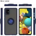 thumbnail image 4 of Xpression Cover for Samsung Galaxy A25 5G Finger Ring Stand Holder Kickstand Hybrid Frosted Matte TPU Hard PC Frame Shock-Absorption Phone Case - Blue, 4 of 8