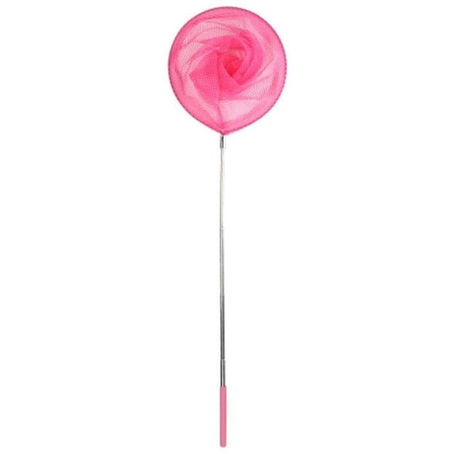 Apuakthei Kinder Kescher Angeln, 37-58cm Teleskop Angelkescher Unterfangskescher mit Fischernetz Pole, Teleskopstange aus Edelstahl, Langstiel Fischernetze für Teiche (Blau)