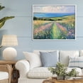 thumbnail image 2 of Stupell Industries Impressionist Wildflower Hills White Framed Giclee Art design by Petal Prints Design, 24 x 30, 2 of 8