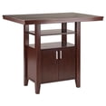 thumbnail image 4 of Winsome Albany 3 Piece Counter Height Dining Set With Ladder Back Stools, 4 of 17