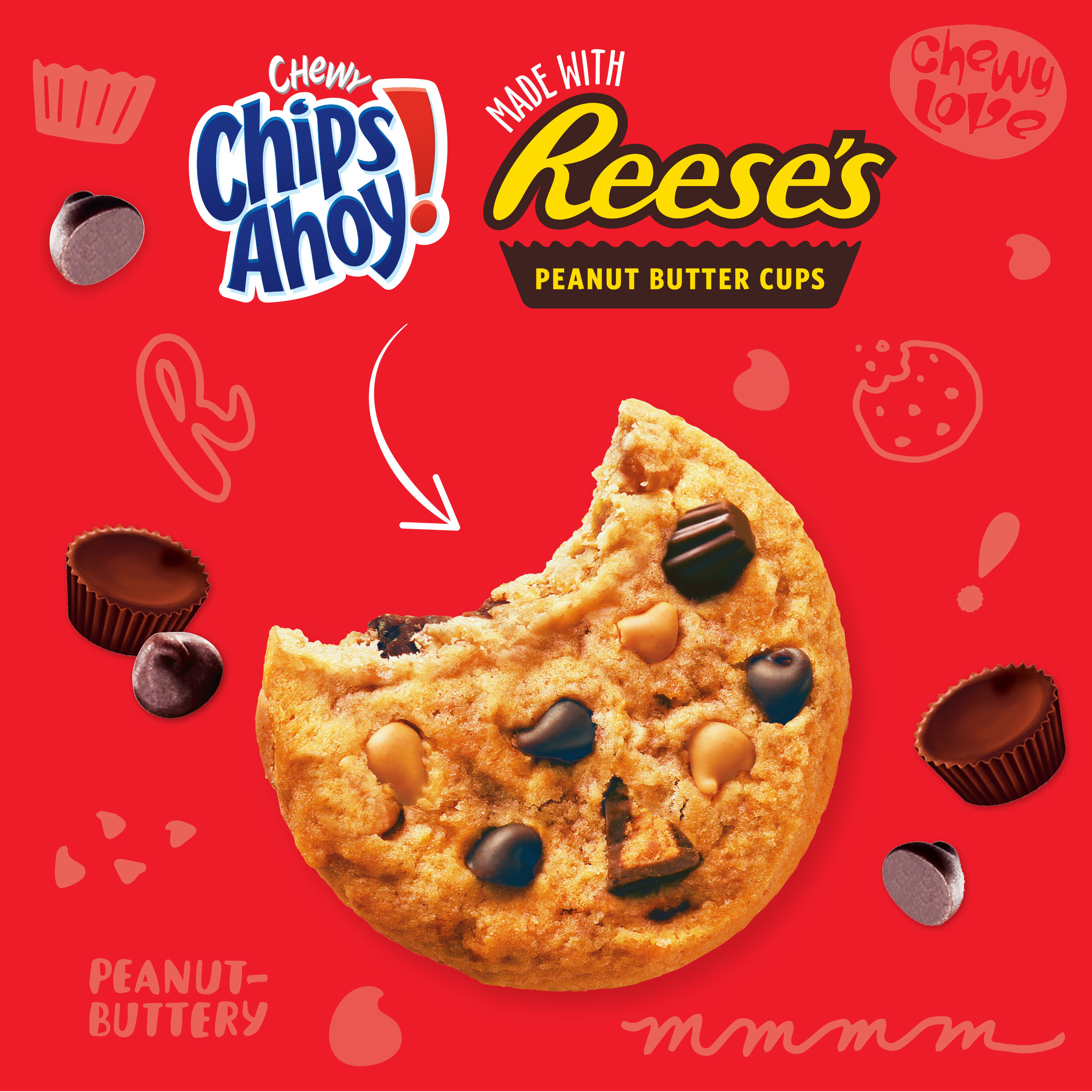 Chips Ahoy! Chewy Chocolate Chip Cookies With Reese'S Peanut Butter Cups, 9.5 Oz - image 3 of 10