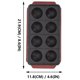 thumbnail image 3 of 1 juego de moldes para albóndigas de pulpo, bandeja antiadherente para hornear, bandeja para cocinar takoyaki de cocina, 3 of 5