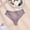 Purple, variant on Cotton Underwear for Women Plus Size Lace Seamless Thongs for Women Mid Waist Solid Color Comfortable Versatile Vacation Beach Bikini Underwear for Women (Red ,XXXXL)
