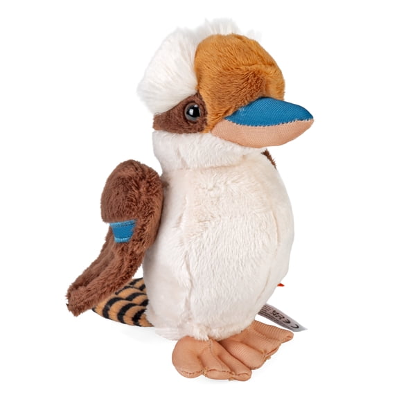 Wild Republic Pocketkins Eco Kookaburra, Stuffed Animal, 5 Inches, Plush Toy, Made from Recycled Materials, Eco Friendly