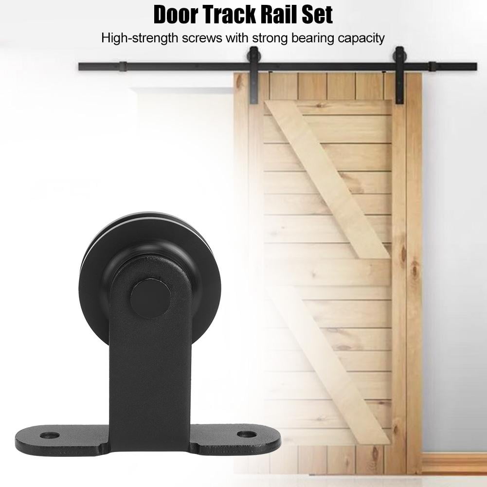 LYUMO 1 Pair Sliding Door Agricultural Greenhouse Door Hanging Rail