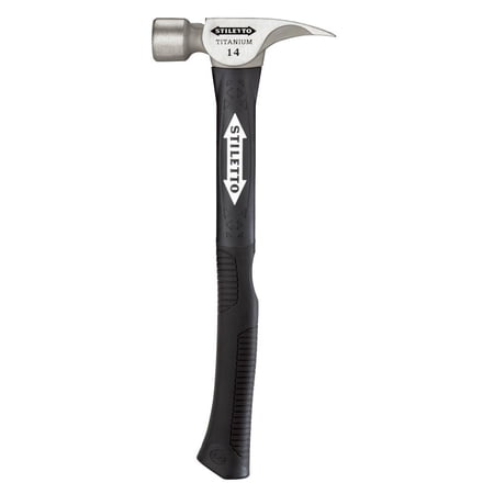 UPC: 0045242312726 | Stiletto-TI14MCF 14 oz Titanium Milled Face Hammer with 18 in. Hybrid Fiberglass Handle
