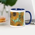 thumbnail image 3 of CafePress - Van Gogh Vase With Sunflowers Mugs - 11 oz Ceramic Mug - Novelty Coffee Tea Cup, 3 of 4