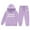 Light Purple, variant on DGQPLPD Winter Girls Tracksuit Set Cozy Warm Jogger Pants And Hoodie Top With Adorable Print Designs For Toddler Youth Kids Outdoor 6-7 Years Khaki
