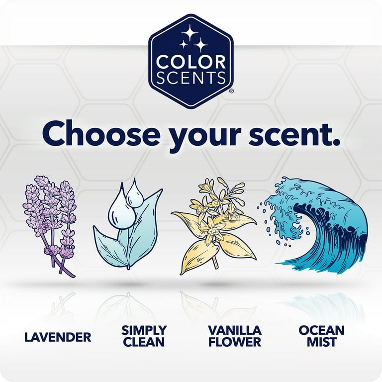 Color Scents 4-Gallon Lavender Scented Colored Plastic Waste Color Scents 4-Gallon Lavender Scented Colored Plastic Waste