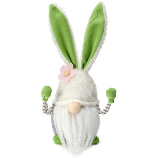 Download Easter Bunny Gnome Spring Gnomes Easter Holiday Home Decoration Gnome Plush Handmade Rabbit Gifts Swedish Tomte Elf Green Bunny 13 Inches Walmart Com Walmart Com
