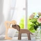 thumbnail image 4 of Adorno de talla de madera para cachorros familiares, madera maciza Natural, perro mascota Fa, 4 of 5