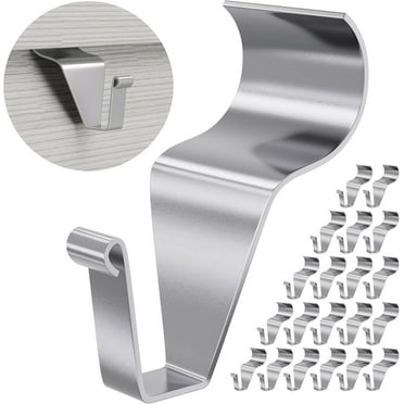 LQQBOX Vinyl Siding Hangers Hooks (20 PCS), Sturdy No Hole Siding Hooks for Hanging Outdoor, Siding Clips to Hang String Lights & Decorations, Garland Wreath Hanger