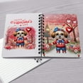 thumbnail image 4 of Happy Valentine’s Day Adorable Havanese Puppy Holding Heart Balloon Spiral Bound Journal Havanese Dog Lover Gifts Idea 5x7in Spiral Notebook - 00030, 4 of 5