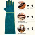 thumbnail image 4 of Jinsinto Anti-bite Handling Gloves For Animals, Reptiles - Protective Gloves Green Electric Welding, 4 of 5
