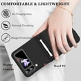 thumbnail image 4 of Compatible Hinge Protection Case for Samsung Galaxy Z Flip 4 Case with Pen,All-Inclusive Protective Galaxy Z Flip 3 Case for Samsung Z Flip 4 Phone Case,Z Flip 4 5g Case with Pen Slot Black Men, 4 of 12