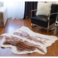 thumbnail image 2 of H-Luxe Faux Fur Cowhide Rug, 2 of 3