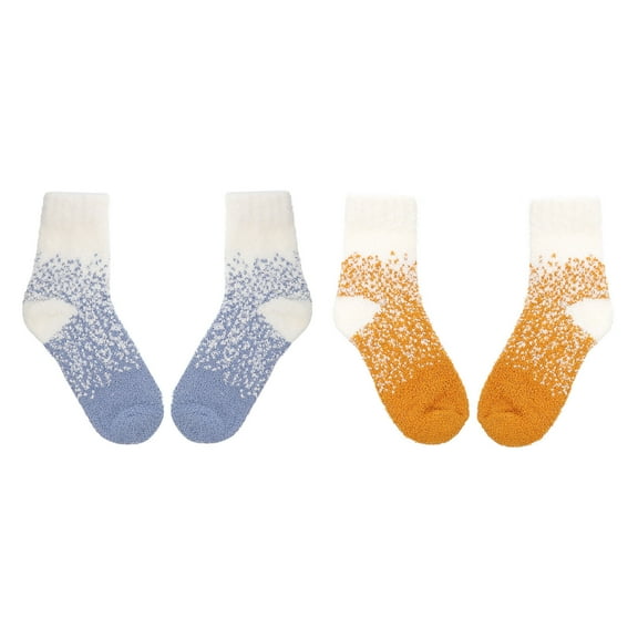 ifundom Coral Fleece Mid-Calf Socks Assorted Colors Warm Winter Socks for Men Women Soft Cozy