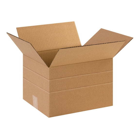 Box Partners Multi-Depth Corrugated Bxs,12x10x8,Kraft,25/BDL - BXP MD12108