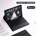 thumbnail image 1 of Clavier Rétroéclairé pour Tablette Samsung pour Samsung Galaxy Tab A8 10.5 A7 S6 Lite Étui pour Tablette pour Samsung Tab 10.4 S7 FE S8 Plus Étui Paquet Anglais 1 A8 10.5po, 1 of 6