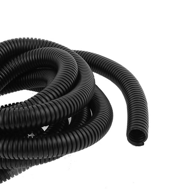 Black Flexible Corrugated Hose Tubing 14.5x18.5mm 9ft Long f Pond Pump  Filter 