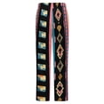 thumbnail image 6 of Colorful Tribal Patterned Fabric Winter Female Pants Flannel High Waist Women Pants Lady Warm Straight Leg Plush Trousers, 6 of 7
