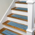 thumbnail image 2 of Colonial Mills PT88A008X028RX 8 x 28 in. Pinto Stair Tread Mats, Black, 2 of 5