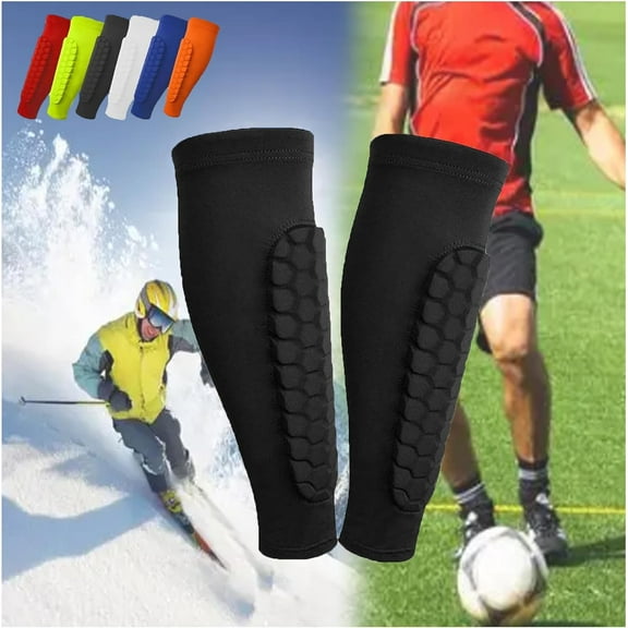 Frost Armours Ski Shields,2025 New Frost Armours,Shin Defender Shin Guards with Honeycomb Pads,Long Breathable Elastic Ski Shin Pads, Bring You Perfect Comfort